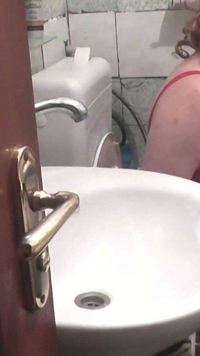 Morning of beautiful sexy natural blonde mature milf. In transparent peignoir without panties. Erotic sexsual lingerie Fetish | Clip 2