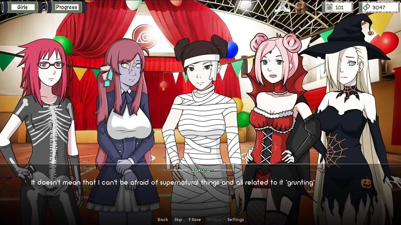Naruto - Entrenador kunoichi v0.13 parte 43 halloween Por loveskysan69