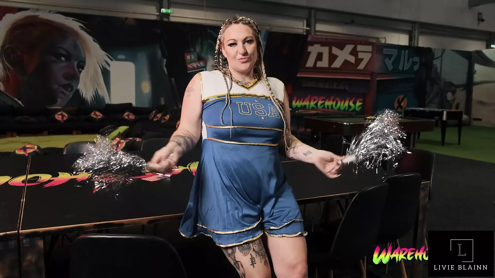 Livie Blainn Cheerleader