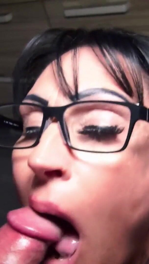German big tits tattoo milf do blowjob with cum swallow in the night | Clip 2