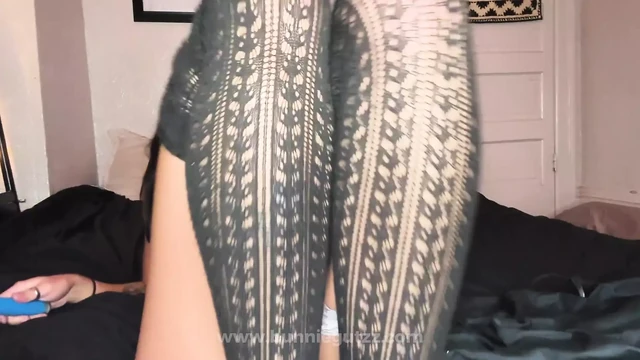 Slutty Goth Masturbating In Her Room! Full Video Link In Bio!