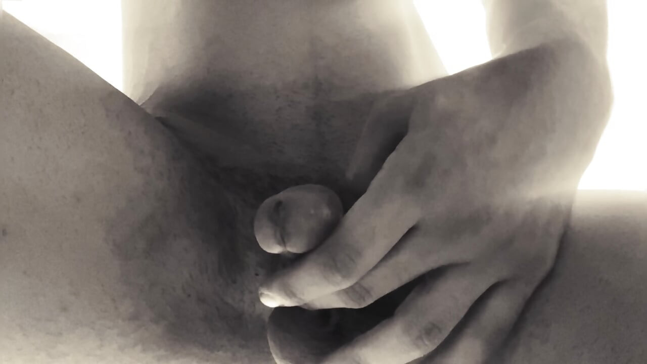Getting hot and jerking off with big size Dick  before bedtime