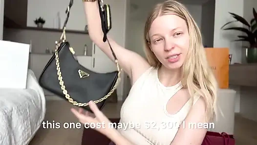 Findom Luxury Shopping Haul 12k $ Heavy Drain