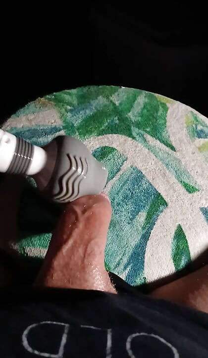POV huge orgasm from massager
