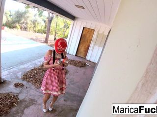 Marica Hase the house jacker gets some BBC from Chris Cock!