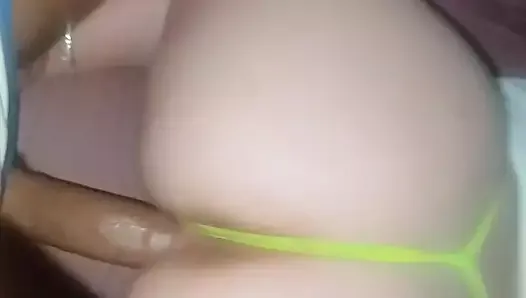 Ran my bbc up in her wet ass pussyhole ...Doggystyle creampie worship
