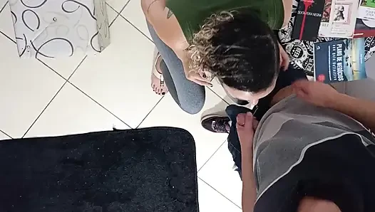 A waiting room is a good place to have sex.
