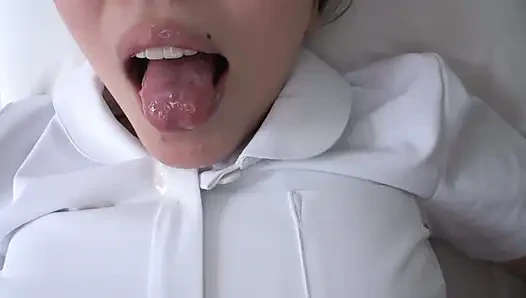 A Mature Man and the Angel in White Who Heals with Her Body