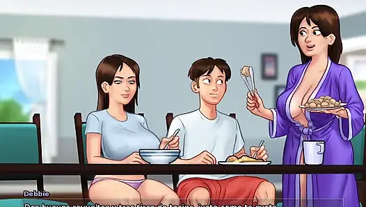 Adik tiriku pengen dientot buru-buru sebelum ibu tiriku menyadari rahasia kecil kami - kisah musim panas