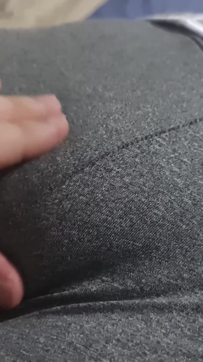 Compilation - Touching, squeezing and scratching my tight puffy pussy in leggings, shorts, spandex, suplex and yoga pants. | Clip 2