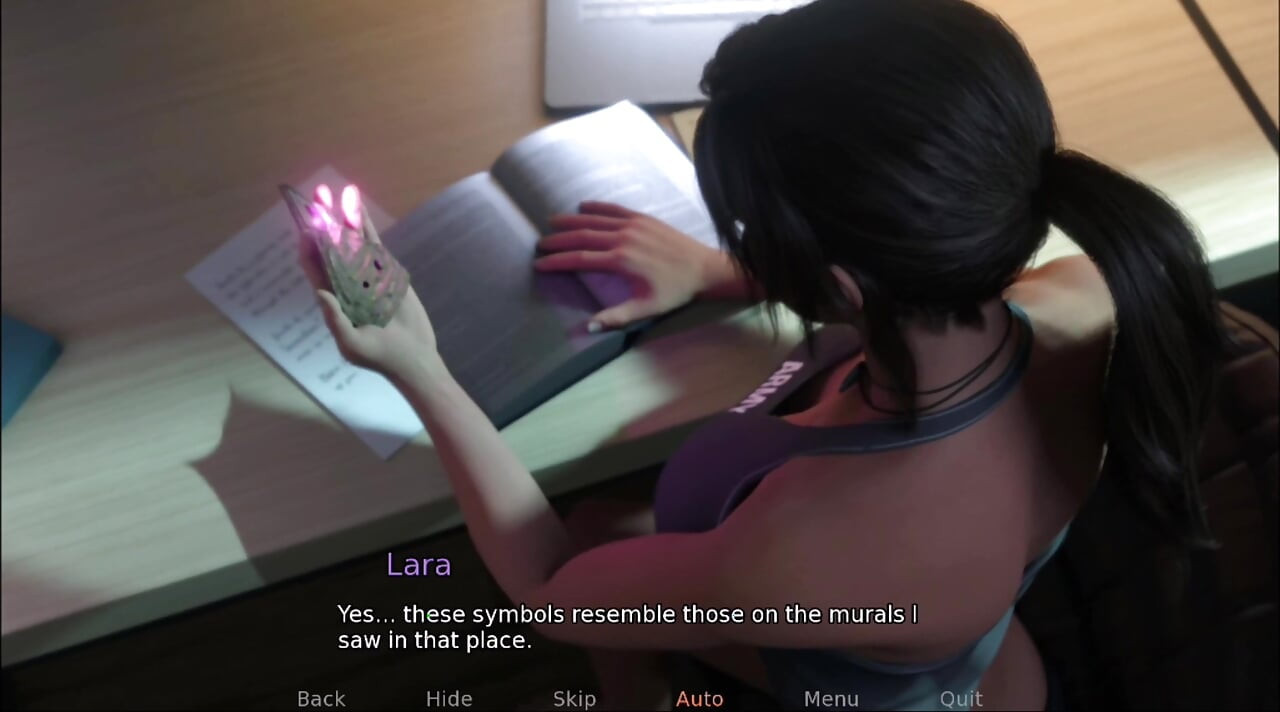 Aventura de Croft # 1 - Lara no puede dejar de pensar en la lesbiana