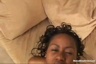 Facial cum for black babe