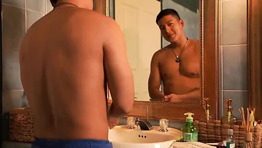 Muscular stepson enjoys his sexy stepmother's big tits - Anai Loves & Horvex