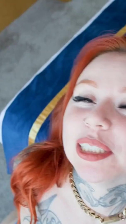 Redhead French Girl Invite Me Again To Get Her Big Ass Pounded !!! | Clip 1