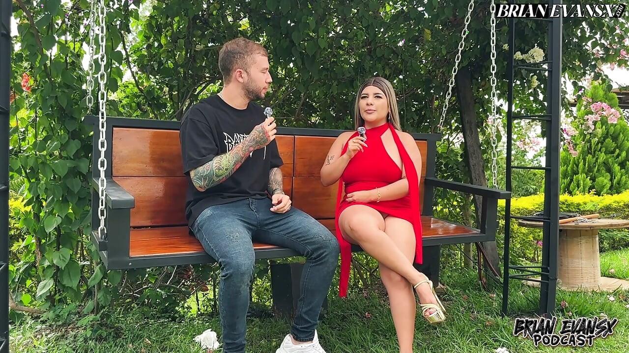 Blonde Colombian Naty Delgado has a podcast that ends with outdoor sex - Brian Evansx