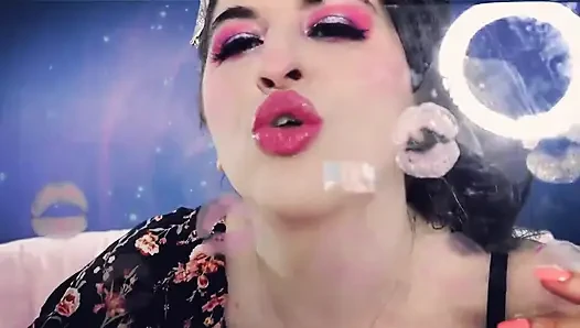 Pleksiglas asmr'da pembe ruj
