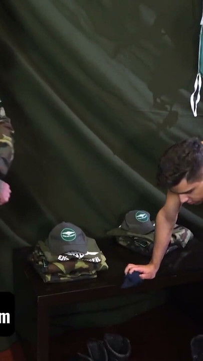 Hunky Privates Felix Harris And Bautista Nores Submit Themselves To Commander Nick Davies' Hard Rod | Clip 1