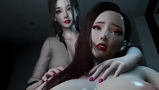 Üçlü seksi sikiş gecesi