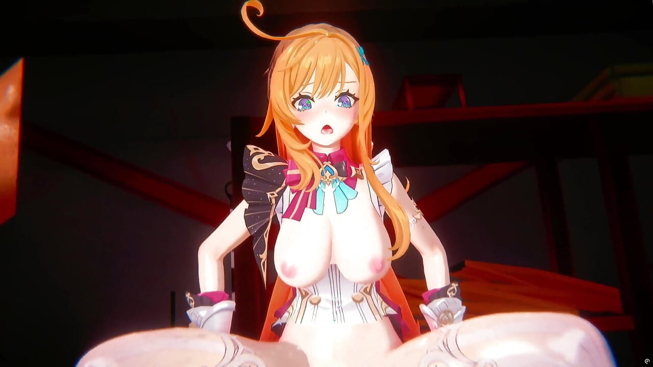 Genshin Impact - Escoffier se fait baiser par plusieurs hommes - animation hentai en 3D