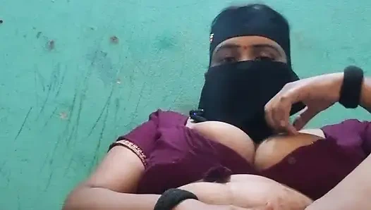 Gece geç saatlerde tek başına ruh hali sevimli ve çekici Bangla konuşması