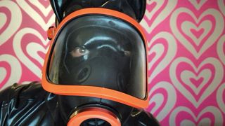 Latex rubber mask tryout
