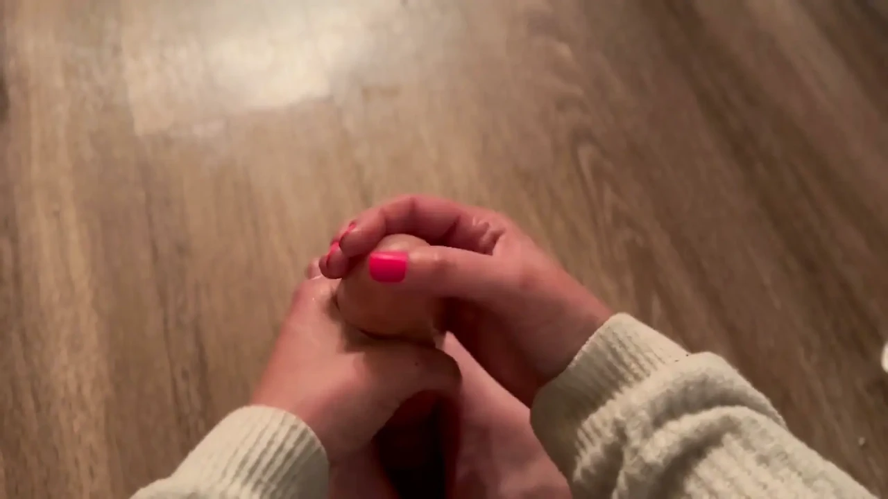 Sexy Footjob with Dildo Fetish Session POV with Artemisia Love