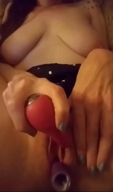 Cumming on video just to see what it looks like