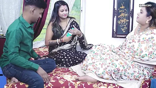 Truth & Dare Game Me Tharki Devar apne Dono Bhabhio Ko Choda ( Hindi Audio )