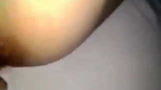 Smerige slijmerige anale seks met grote zwarte lul