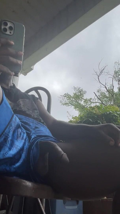I Got Up Early In The Morning Just So I Can Have A Gooning Session On The Front Porch With Me Nutting | Clip 1