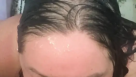 peeing in the shower