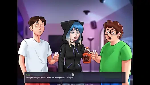 Summertime saga - got a boner everytime i saw boobs