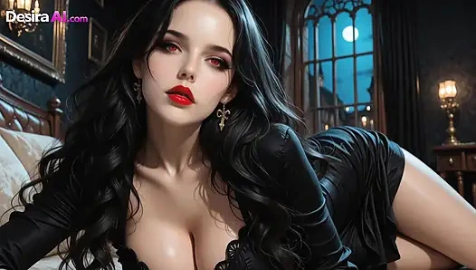 3D hottie spreads wide, creamy orgasm surges, moans echo loud