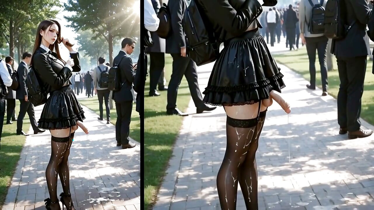 Hentai Asian Trans Sissy Campus Anal - Teachers Gangbang Her Tight Ass Outdoors