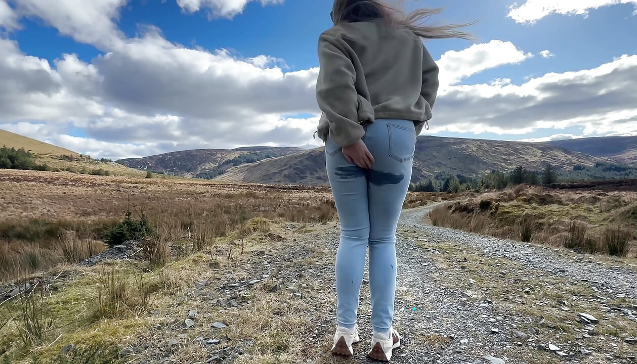 Emergency While Walking on the Public Trail but Had to Wet My Jeans