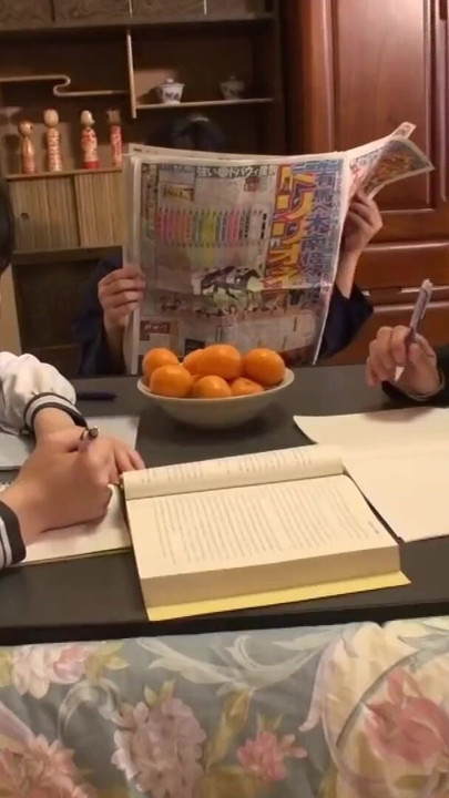 A new discovery that you can see as much of their underwear as you like while they're in the kotatsu! | Clip 1