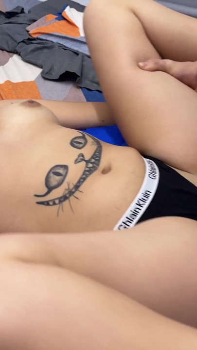 I take my little stepsister's virginity and come inside her pussy. | Clip 3