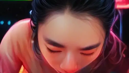 Real Life Anime GF Sucks BWC - POV Blowjob with Oral Creampie