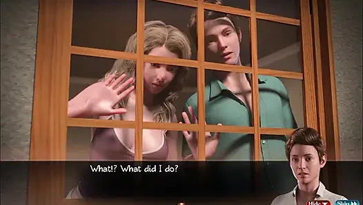 Прокравшись к американской мачехе за пределами бассейна