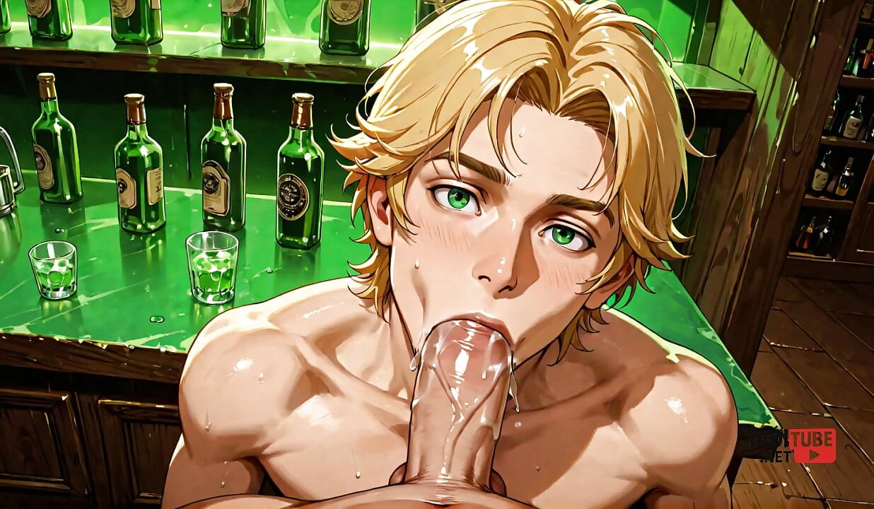 Yaoi - Blond Twink in a Gay Bar Pic Collection
