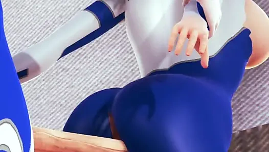 Invisible Woman Is Getting Fucked with Elastic Dick. Parody