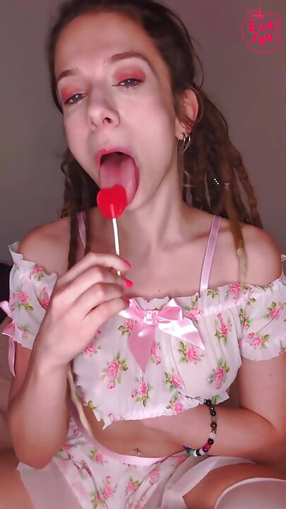 Eva Fay's Candyland Lollipop in My Pussy