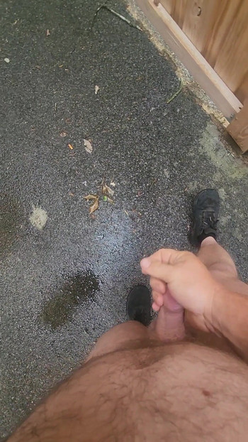 Stunning moment from "Naked in public with only shoes on."
