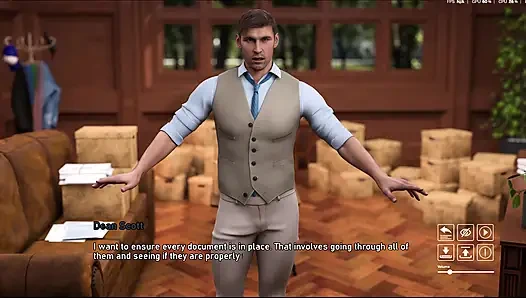 Шаги De Bauchery 35 Дин втирал его хуй снова, задница Rileys