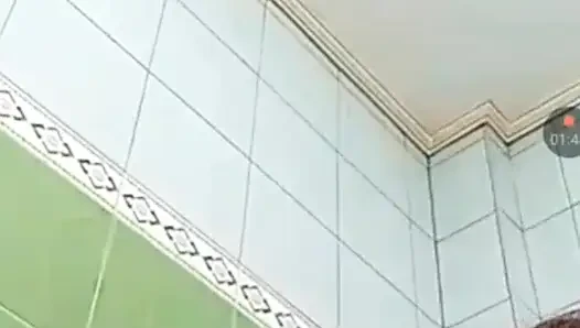 Fingering my tight pussy ,while he jerking his dick