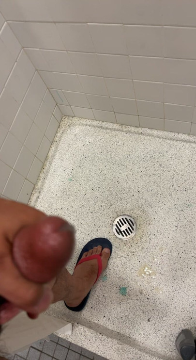 Solo masturbation with a load of precum ready. Listen to it hit the floor.