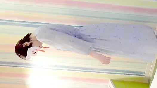 Mayu Nr. 59 Badeanzug-anpassung, Anallecken, Weißäugiger Orgasmus, Sperma-trinken, Brustwarzenpiercing, Spritzen