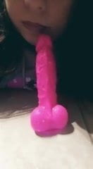 My Babygirl Blowing Her Pink Toy 2