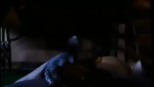 Two Amish studs have interracial sex with brunette and fuck her ass