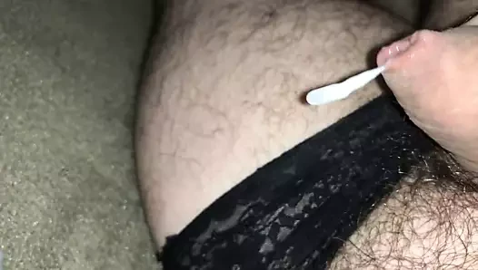 mastürbasyon ve POV giyen külot